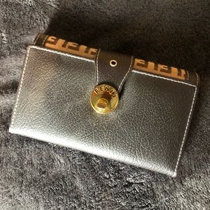Brown designer wallet